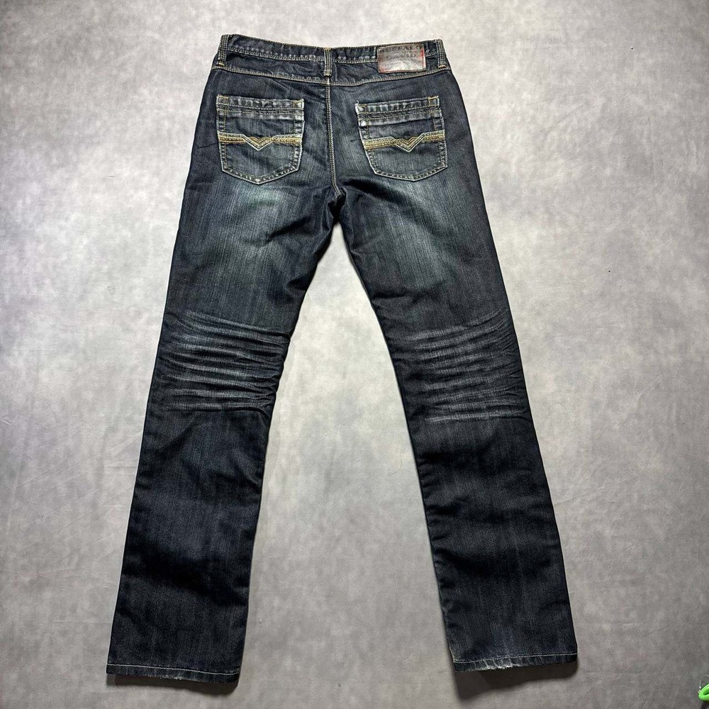Buffalo David Bitton Evan-X Mens 30x30 Dark Wash Straight Leg Y2K‎ Jeans